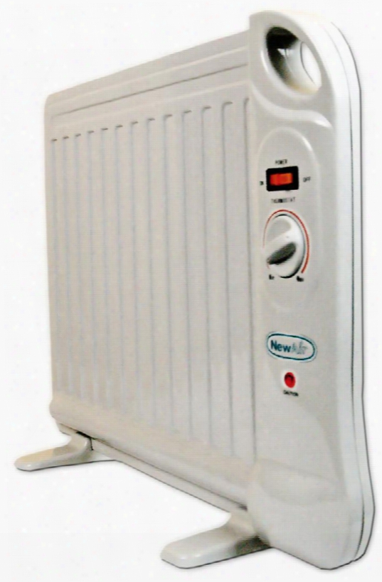 Ah400 Newair Portable Oil Filled Space Heater With Power Indicator Light Built In Thermostat And Manual Controls In