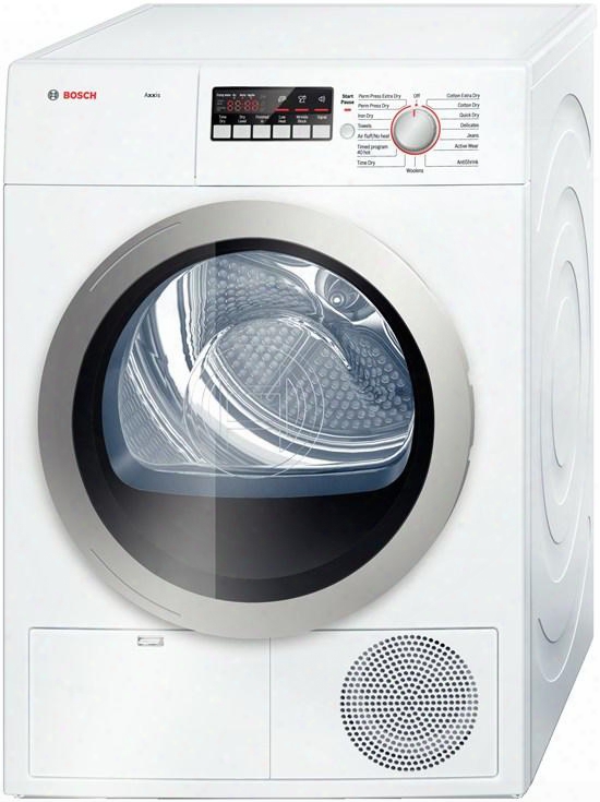 Axxis 500 Series Wtb86201uc 24" Ventless Electric Condensation Dryer With 4 Cu. Ft. Capacity 15 Drying Cycles 6 Drying Options Led Display Reversible Door