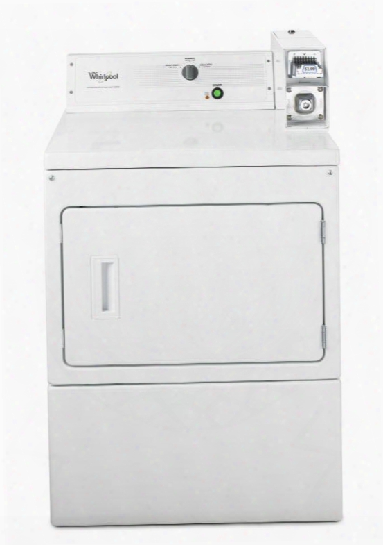 Cgm2743bq 27" Commercial Front Load Gas Dryer With 7.4 Cu. Ft. Drum Capacity 3 Cycle Options Factory-installed Coin Glide And Coin Box And Single Operating