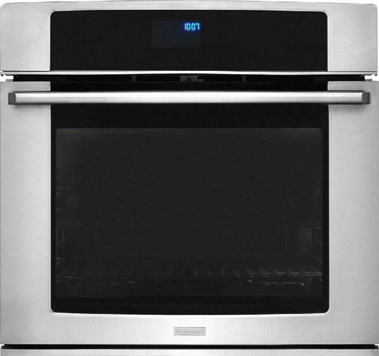 Ew27ew55ps 27" Single Wall Oven With 3.9 Cu. Ft. Capacity Fre Sh Clean Technology Luxury-design Lighting Convection Conversion Hidden Bake Element And