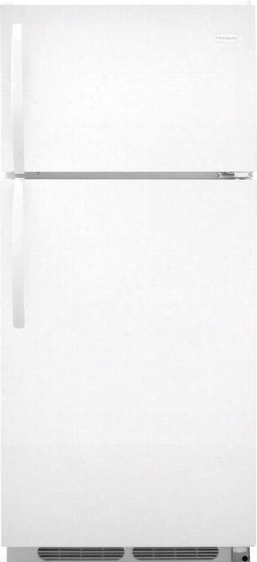 Ffht1614qw 28" Energy Star Rated Top Freezer Refrigerator With 16.0 Cu. Ft. Capacity Wire Shelves Humidity Controlled Crisper Drawers Bright Interior Lights