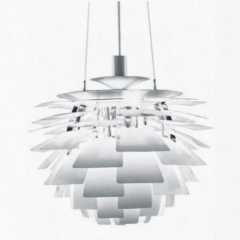 Fmi2000-white Artichoke Leaf Lamp