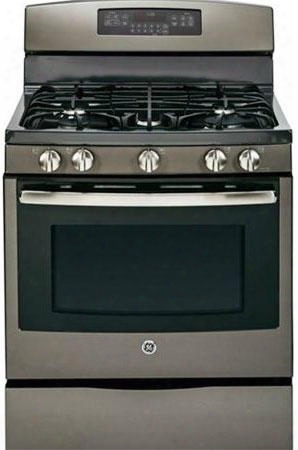 Jgb750eefes 30" Freestanding Gas Range With 5 Sealed Burners 17 000 Btu Powerboil 5.6 Cu. Ft. Convection Oven Self-clean Storage Drawer Self-clean With