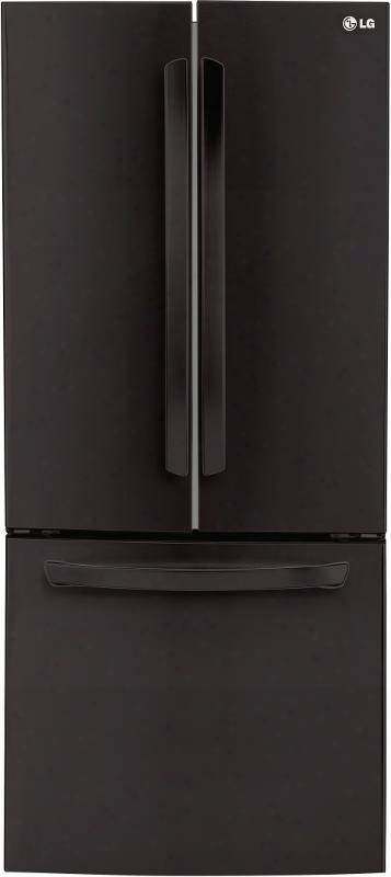 Lfc22770sb 30" Energy Star Rated French Door Refrigerator With 22 Cu. Ft. Capacity Factory Installed Ice Maker Smart Cooling System And 2 Humidity Controlled