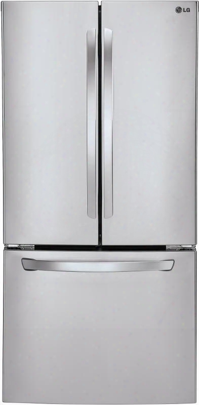 Lfc24770st 33" Energy Star Rated French Door Refrigerator With 24 Cu. Ft. Ultra Capacity Smart Cooling System Multi-air Flow Freshness System Led Lighting