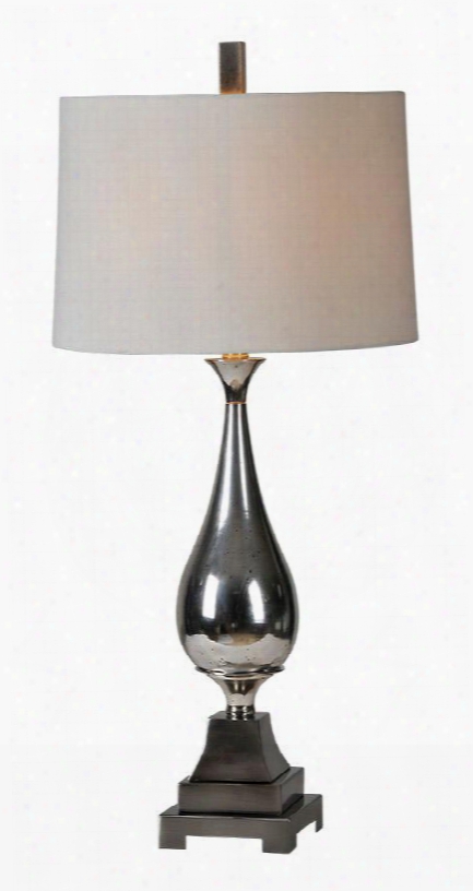 Lpt454 Jerrica Table Lamp In Silver