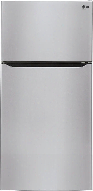 Ltcs20220s 30" Energy Star Rated Top Freezer Refrigerator With 20.2 Cu. Ft. Capacity 2 Glass Shelves 2 Humidity Crispers Factory Installed Icemaker And Led