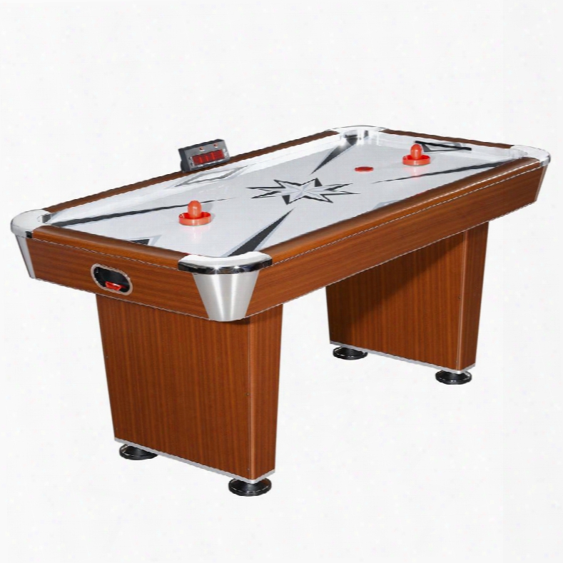 Ng1037 Midtown 6' Air Hockey Table Featuring An Easy To Read Led Scoring Unit And A Powered Hi-grade Blower System For Quicker