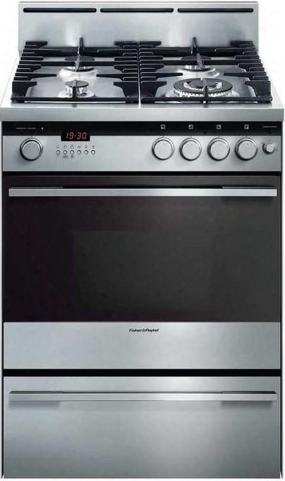 Or24sdmbgx2 24" Freestanding Gas Range With 4 Sealed Burners 1.9 Cu. Ft. Capacity Convection Oven And Storage Drawer In Stainless