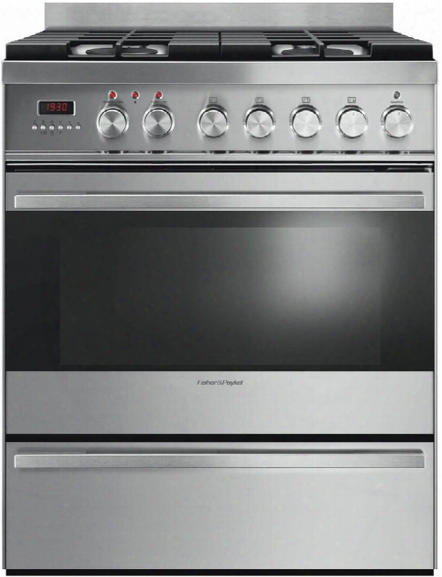 Or30sdpwgx1 30" Freestanding Dual Fuel Range With 4 Sealed Gas Burners 3.6 Cu. Ft. Convection Oven Self-clean Anti-tilt Bracket And Warming/storage Drawer: