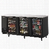 TBB4SG 30 cu. ft. Back Bar with Forced Air Cooling System Fluorescent Interior Lighting High Density PU Insulation Adjustable Wire Shelves and Efficient