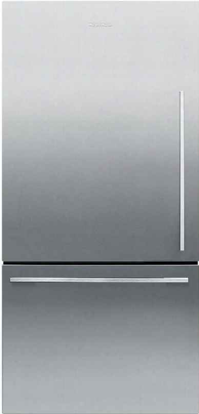 Rf170wdlx5 32" Counter Depth Bottom Freezer Refrigerator With 17.1 Cu. Ft. Capacity 4 Shelves Activesmart Technology Led Lighting And Energy Star Qualified