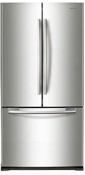 Rf18hfenbsr 33" French Door Refrigerator With 18 Cu. Ft. Capacity 2 Humidity-controlled Crispers Led Lighting Ice Maker Power Freeze Power Cool And Twin