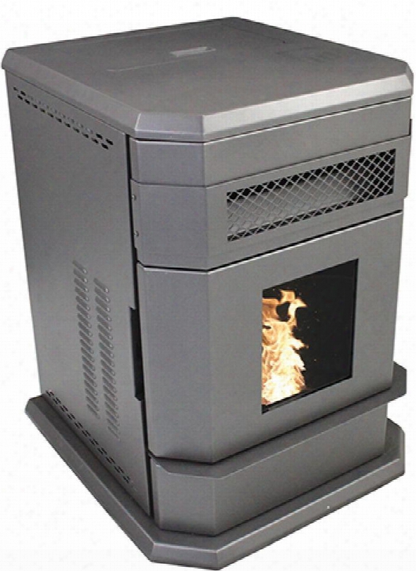 Vg5790 27" Large Hopper Pellet Stove With 65 000 Btus Heating Up To 2 800 Sq. Ft. 120 Lb. Pellt Capacity 200 Cfm Blower Included Led Display With