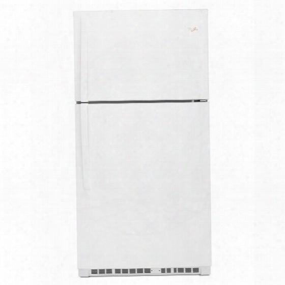 Wrt511szdw 33" Wide Top-freezer Refrigerator With 21.3 Cu. Ft. Capacity Flexi-slide Bin Additional Door Bin Glass Shelves And Humidity Controlled Crispers