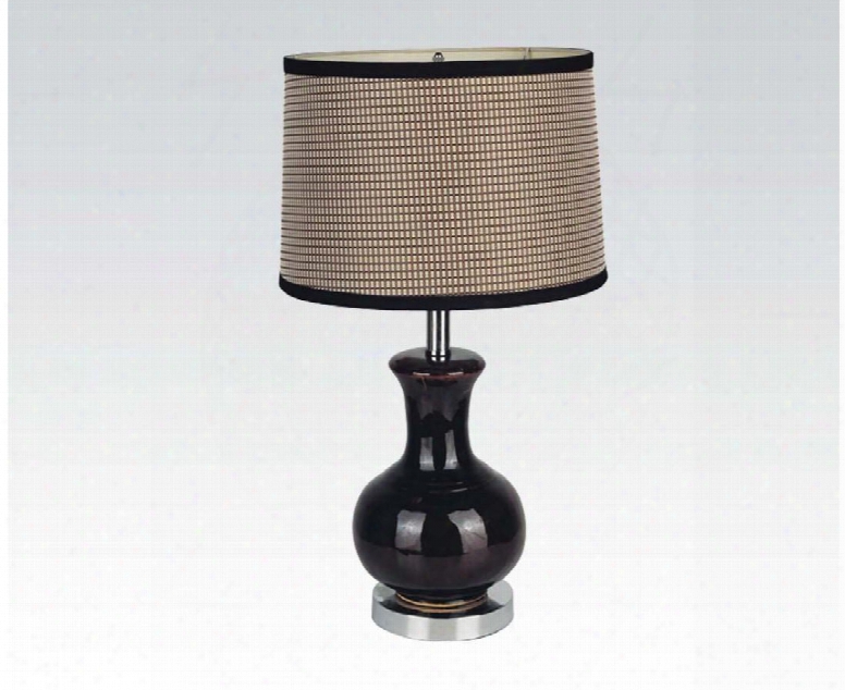 03005 24" Round Table Lamp In