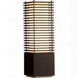 10704 Kimura Accent Table Lamp In Matte Black Brushed Nickel