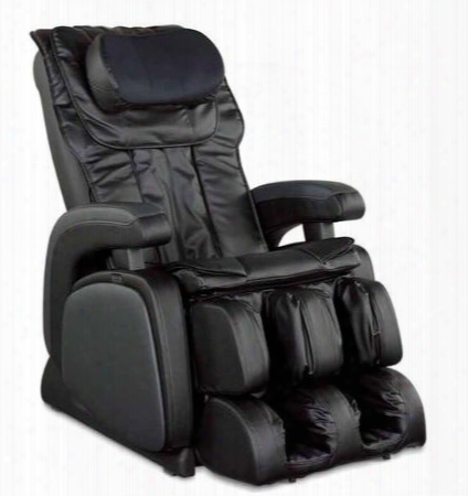 160028-bl Massage Chair With Zero Gravity One Touch Power Recline Heat Therapy Five Pre-programmed Massages And Led Remote In