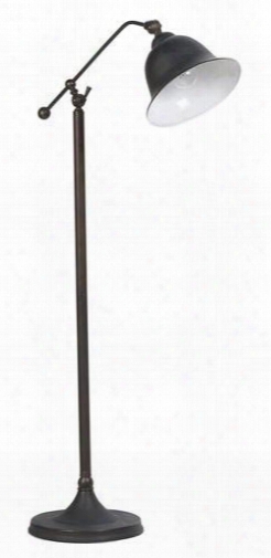 901231 Floor Lamp With Dark Bronzee Metal Finish By Coaster