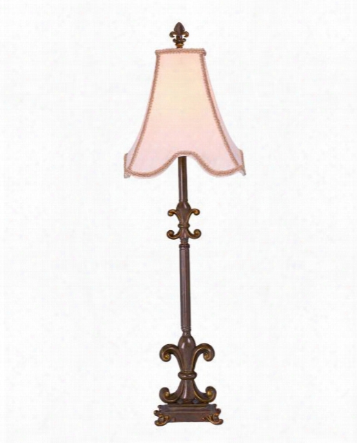 97101 Old World Collection 35" High Buffet Lamp In Vintage