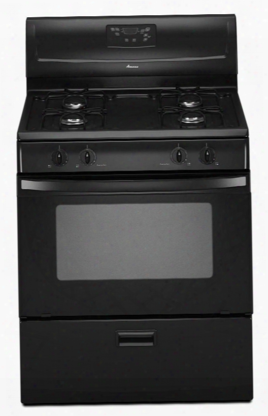 Agr4433xdb 30" Freestanding Gas Range With 4.4 Cu. Ft. Capacity 4 Sealed Burners Storage Drawer Easy Electronic Controls Spillsaver Cooktop Design And