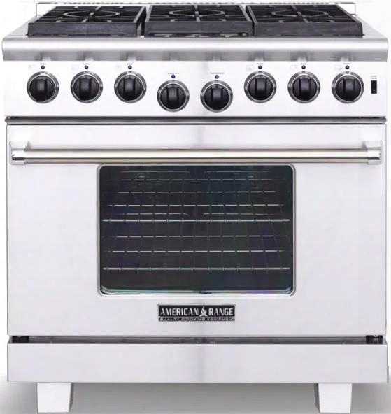 Arr-366-l 36" Heritage Series Liquid Propane Range With 5.3 Cu. Ft. Oven Capacity 6 Sealed Burners Automatic Electronic Ignition And Innovec Tion System In