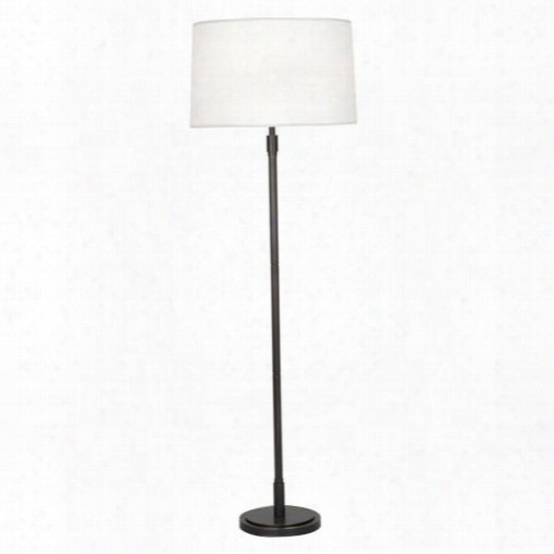 Bandit Floor Lamp In Deep Patina Bronze Design By Robert Abbey