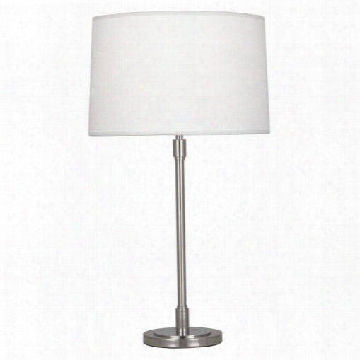 Bandit Table Lamp In Polished Nickel Design By Robert Abbey