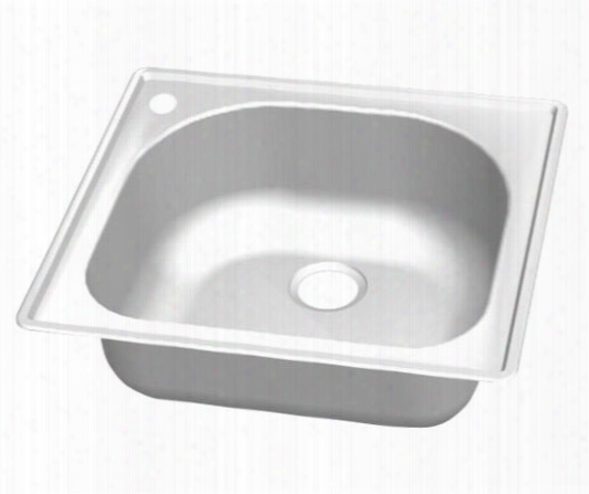 Cmt2522-9dl Craftsmen Series Stainless Steel Sngle Bowl Topmount Sinks Pre-drilled Hole On