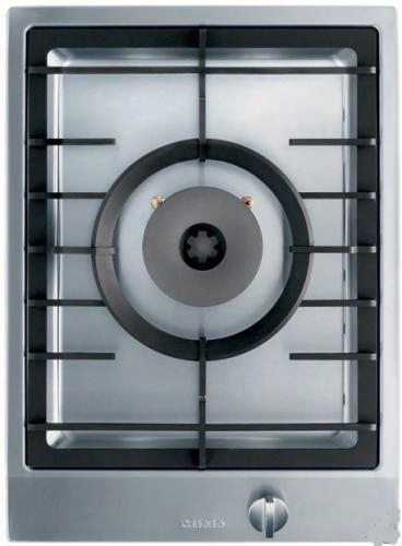 Cs1028lp 15" Superburner Lp Gas Wok Cooktop With 27 300 Btu Output Sealed Burner Stainless Steel Knob Front Controls Cast Iron Grate And Electronic