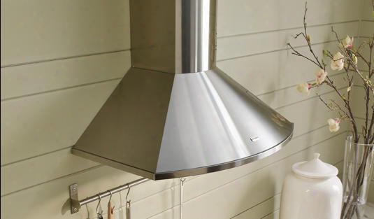 Decoratie Tender Tend36ss300 36" Chimney Wall-mount Chimneey Hood With 300 Cfm Motor 3 Speed Led Electronic Controls 2 Halogen Lights 6 Round Ducting In