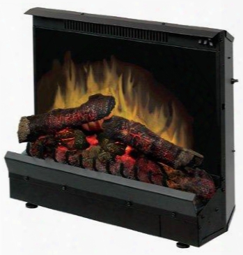 Deluxe Series Dfi2310 23" Electric Fireplace Insert With Led Inner Glow Logs 4695 Max Btu And