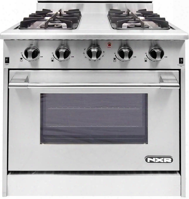 Drgb3001lp 30" Pro-style Gas Range With 4 Sealed Burners 4.2 Cu. Ft. Manual Clean Convection Oven And Infrared Broiler In Stainless