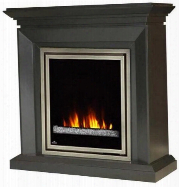 Efmd30gk 1500 Watt Electric Log  Fireplace By The Side Of Beveled Edge Deluxe