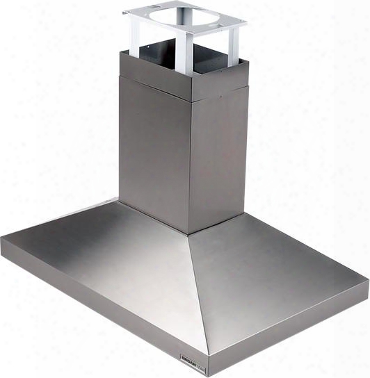 Elite 637004ex 40" Provisa Island Chimney Hood With Optional External Blower Heat Sentry And Concealed Three-speed Control: External