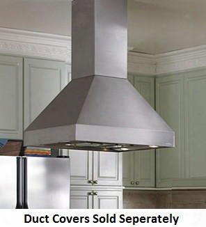 Epith18-466 Ss Island Range Hood With 1100 Cfm Inline Blower And 2-level Halogen Lighting: 66