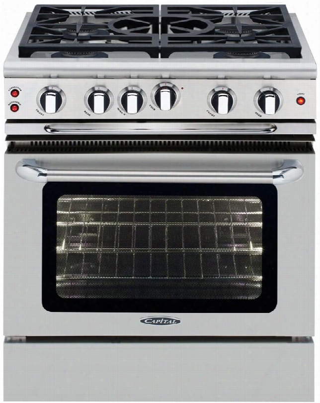 Gscr305-n 30" Precision Series Freestanding Gas Range With 5 Sealed Burners Power-wok Burner Moto-rotis Rotisserie Stay-cool Knobs And 3 Oven Racks In