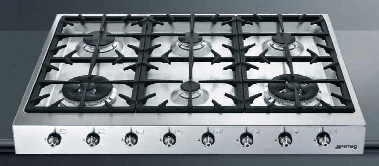 Hb96cxu3 36" Sealed Burner Pro-style Gas Rangetop With 6 Sealed Burners Including 2 Double Inset Super Burners Automatic Electronic Ignition Full-width