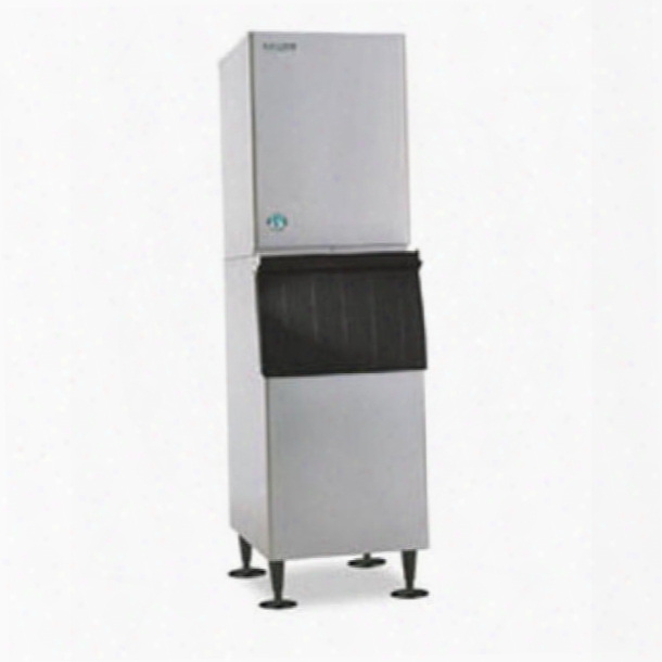 Km-320mwh 22" Stainless Steel Modular Ice Maker With Crescent Cubes And 115v Water Cooled