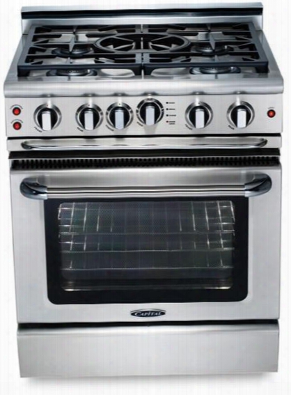 Precision Series Gscr304g-n 30" Freestanding Gas Range With 4 Sealed Burners 4.1 Cu. Ft. Capacity Self-cleaning 30 000 Btu & Infrared Broiler In Stainless
