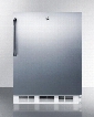 ACCUCOLD Series ALF620LCSS 24" ADA Compliant Medical Freezer Capable with 3.2 cu. ft. Capacity -25 C Operation Factory Installed Lock Manual Defrost and