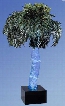 AP-5 96" High Aqua Palm Indoor Bubbling Palm Tree Floor