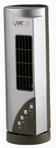 Sf-1530i Mini Tower Fan With Ionizer 3 Speed Settings 45 Degree Oscillation Led Indicator Light In