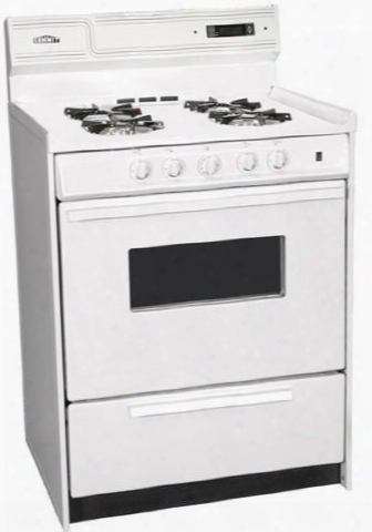 Snm6307ckw 24" Freestanding Gas Range With 4 Sealed Burners 2.9 Cu. Ft. Capacity Manual Clean Oven Window & Electronic Ignition In