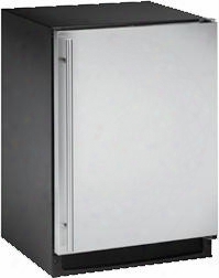 U-2175rcs-01 24" Echelon Series Energy Star Compact Refrigerator With 5.2 Cu. Ft. Capacity Led Lighting Sabbath Mode Spill Proof Glass Shelves And Auto