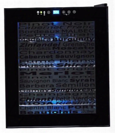 Vt-15 Tswv Butler Series Wine Varietal 15-bottle Wine Cellar With Touch Screen Controlss Digital Controller With Blue Led Readout Recessed Handle And Interior