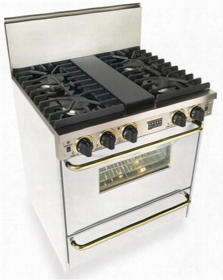 Wpn-281-7sw 30" Freestanding Gas-liquid Propane Range With 4 Sealed Ultra High-low Burners 3.69 Cu. Ft. Convection Oven Manual Clean Broiler Drawer 120