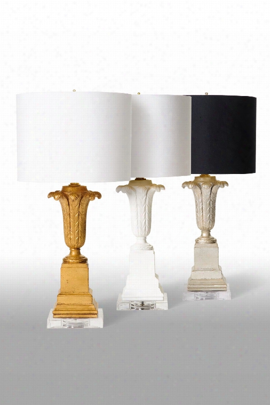 Acanthus Urn Lamp In Assorted Finishes Design By Barbara Cosgrove