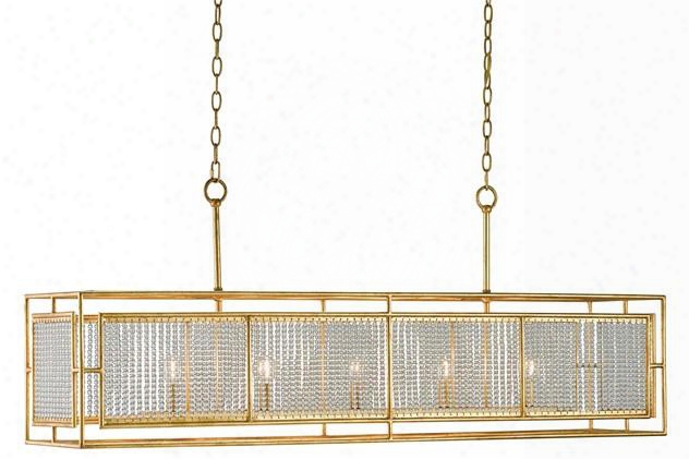 Adelle Rectangular Chandelier Design By Currey & Company