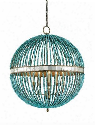 Alberto Orb Chandelier, 5l Design By Currey & Company